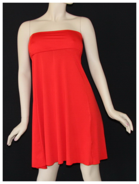 red skirt coverup