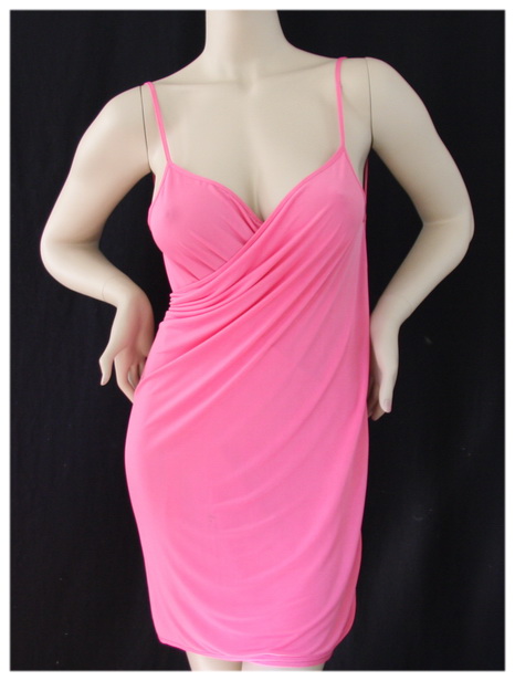 coral criss-cross wrap