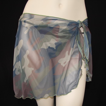 camouflage mesh wrap