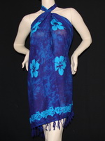blue sarong