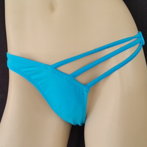 turquoise thong 